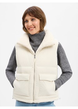 Opus Damska kamizelka dwustronna - Wendara Kobiety écru jednolity ze sklepu vangraaf w kategorii Kamizelki damskie - zdjęcie 187311897
