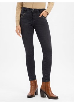 MOS MOSH Dżinsy - MMNaomi Salute Kobiety Bawełna antracytowy jednolity ze sklepu vangraaf w kategorii Jeansy damskie - zdjęcie 187311898