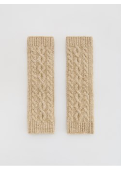 Reserved - Ocieplacze na nogi z dodatkiem wełny - beżowy - id: 632FA-08X - marki Reserved - 187312417 Reserved - Ocieplacze na nogi z dodatkiem wełny - beżowy ze sklepu Reserved w kategorii Skarpetki damskie - zdjęcie 187312417