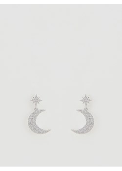 Reserved - Posrebrzane kolczyki z cyrkoniami - srebrny - id: 721IL-SLV - marki Reserved - 187312518 Reserved - Posrebrzane kolczyki z cyrkoniami - srebrny ze sklepu Reserved w kategorii Kolczyki - zdjęcie 187312518