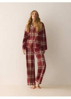 Reserved - Flanelowa piżama w kratkę - czerwony - id: 953EX-33X - marki Reserved - 187312677 Reserved - Flanelowa piżama w kratkę - czerwony ze sklepu Reserved w kategorii Piżamy damskie - zdjęcie 187312677