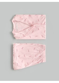 Reserved - Wzorzysta piżama dwuczęściowa - różowy - id: 969EX-30X - marki Reserved - 187312729 Reserved - Wzorzysta piżama dwuczęściowa - różowy ze sklepu Reserved w kategorii Piżamy damskie - zdjęcie 187312729