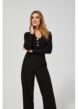 Bluzka z ozdobnymi guzikami - id: 16209 - marki Moodo.pl - 187312767 Bluzka z ozdobnymi guzikami ze sklepu Moodo.pl w kategorii Bluzki damskie - zdjęcie 187312767