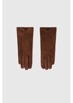 Rękawiczki brązowe - id: 32110 - marki Moodo.pl - 187312785 Rękawiczki brązowe ze sklepu Moodo.pl w kategorii Rękawiczki damskie - zdjęcie 187312785