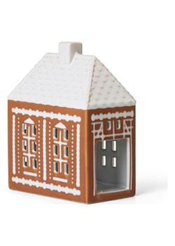 Kähler Świecznik &quot;Gingerbread&quot; w kolorze brązowym - 12,5 x 15,5 x 7,5 cm ze sklepu Limango Polska w kategorii Świeczniki - zdjęcie 187312876