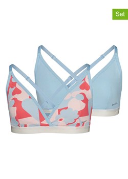 Skiny Topy (2 szt.) w kolorze błękitno-czerwonym ze sklepu Limango Polska w kategorii Staniki dla dziewczynki - zdjęcie 187312949