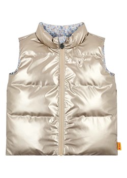 Steiff Dwustronna kamizelka w kolorze złoto-błękitnym ze sklepu Limango Polska w kategorii Kamizelki dziewczęce - zdjęcie 187313436