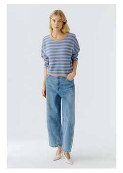 Oui Sweter w kolorze karmelowo-niebieskim - id: 17969847 - marki Limango Polska - 187313726 Oui Sweter w kolorze karmelowo-niebieskim ze sklepu Limango Polska w kategorii Swetry damskie - zdjęcie 187313726