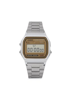 Zegarek Casio Vintage A158WEA-9EF Srebrny ze sklepu eobuwie.pl w kategorii Zegarki - zdjęcie 187313838