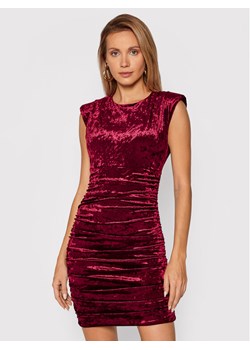 Guess Sukienka koktajlowa Charlie W1BK19 KATV1 Bordowy Slim Fit - id: 0000209357264 - marki Guess - 187314109 Guess Sukienka koktajlowa Charlie W1BK19 KATV1 Bordowy Slim Fit ze sklepu MODIVO w kategorii Sukienki - zdjęcie 187314109