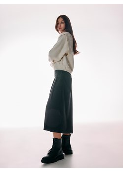 Reserved - Skórzane botki ze sznurowaniem - czarny - id: 117CY-99X - marki Reserved - 187314949 Reserved - Skórzane botki ze sznurowaniem - czarny ze sklepu Reserved w kategorii Botki - zdjęcie 187314949