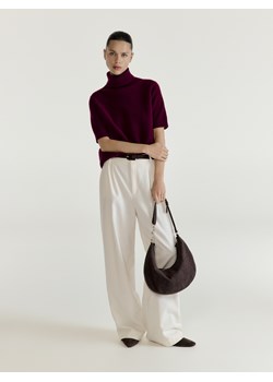 Reserved - Wełniany sweter - bordowy - id: 200HI-83X - marki Reserved - 187315009 Reserved - Wełniany sweter - bordowy ze sklepu Reserved w kategorii Swetry damskie - zdjęcie 187315009