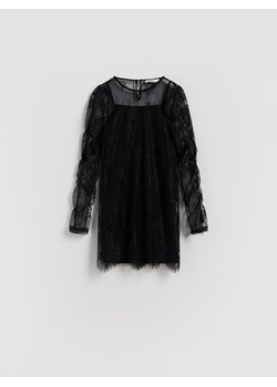 Reserved - Dwuwarstwowa sukienka - czarny - id: 259FW-99X - marki Reserved - 187315047 Reserved - Dwuwarstwowa sukienka - czarny ze sklepu Reserved w kategorii Sukienki dziewczęce - zdjęcie 187315047
