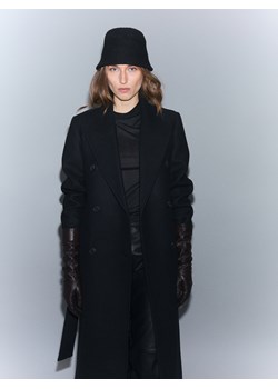 Reserved - Kapelusz bucket z wełną - czarny - id: 631FE-99X - marki Reserved - 187315258 Reserved - Kapelusz bucket z wełną - czarny ze sklepu Reserved w kategorii Kapelusze damskie - zdjęcie 187315258