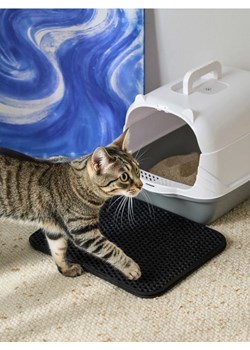 Sinsay - Mata pod kuwetę - czarny - id: 000BW-99X - marki Sinsay - 187315985 Sinsay - Mata pod kuwetę - czarny ze sklepu Sinsay w kategorii Dla zwierząt - zdjęcie 187315985