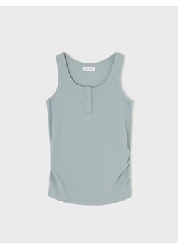 Sinsay - Bawełniana bluzka na ramiączkach - niebieski - id: 9644A-50X - marki Sinsay - 187316106 Sinsay - Bawełniana bluzka na ramiączkach - niebieski ze sklepu Sinsay w kategorii Bluzki ciążowe - zdjęcie 187316106