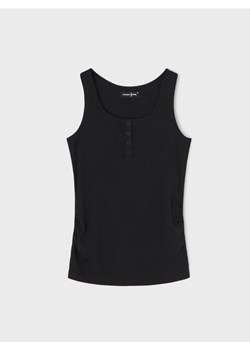 Sinsay - Bawełniana bluzka na ramiączkach - czarny - id: 9644A-99X - marki Sinsay - 187316107 Sinsay - Bawełniana bluzka na ramiączkach - czarny ze sklepu Sinsay w kategorii Bluzki ciążowe - zdjęcie 187316107