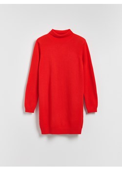 Reserved - Sukienka z wełny merino - czerwony - id: 456GX-33X - marki Reserved - 187316606 Reserved - Sukienka z wełny merino - czerwony ze sklepu Reserved w kategorii Sukienki - zdjęcie 187316606