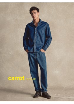 Reserved - Jeansy carrot fit - niebieski - id: VD268-55J - marki Reserved - 187316729 Reserved - Jeansy carrot fit - niebieski ze sklepu Reserved w kategorii Jeansy męskie - zdjęcie 187316729