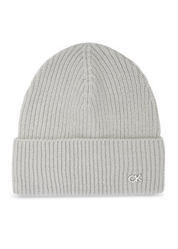 Czapka Calvin Klein K60K612592 Szary ze sklepu eobuwie.pl w kategorii Czapki zimowe damskie - zdjęcie 187317275