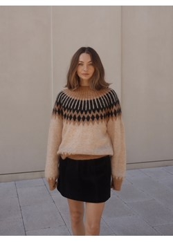 Reserved - Sweter z moherem i wełną - wielobarwny - id: 152HI-MLC - marki Reserved - 187318235 Reserved - Sweter z moherem i wełną - wielobarwny ze sklepu Reserved w kategorii Swetry damskie - zdjęcie 187318235