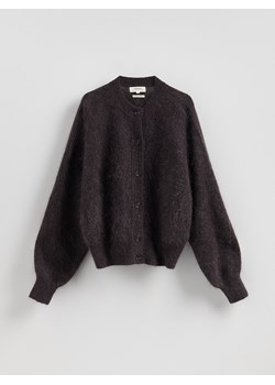 Reserved - Kardigan z moherem - ciemnoszary - id: 360HK-90X - marki Reserved - 187318266 Reserved - Kardigan z moherem - ciemnoszary ze sklepu Reserved w kategorii Swetry damskie - zdjęcie 187318266