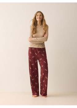 Reserved - Piżamowe spodnie - czerwony - id: 973HD-33X - marki Reserved - 187318375 Reserved - Piżamowe spodnie - czerwony ze sklepu Reserved w kategorii Piżamy damskie - zdjęcie 187318375