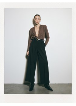 Reserved - Body oversize - brązowy - id: ZY000-88X - marki Reserved - 187318416 Reserved - Body oversize - brązowy ze sklepu Reserved w kategorii Bluzki damskie - zdjęcie 187318416