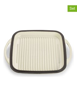 Echtwerk 2-częściowy zestaw w kolorze kremowym - 31 x 25,5 cm - id: 17683654 - marki Echtwerk - 187318596 Echtwerk 2-częściowy zestaw w kolorze kremowym - 31 x 25,5 cm ze sklepu Limango Polska w kategorii Garnki - zdjęcie 187318596