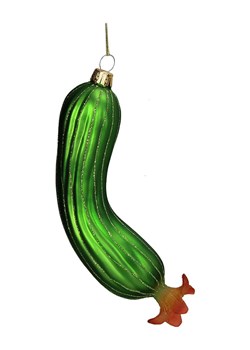 Kersten Ozdoba choinkowa "Courgette" w kolorze zielonym - wys. 13,5 cm - id: 17896757 - marki Kersten - 187319137 Kersten Ozdoba choinkowa "Courgette" w kolorze zielonym - wys. 13,5 cm ze sklepu Limango Polska w kategorii Dekoracje bożonarodzeniowe - zdjęcie 187319137