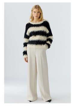 Oui Spodnie w kolorze kremowym ze sklepu Limango Polska w kategorii Spodnie damskie - zdjęcie 187319366