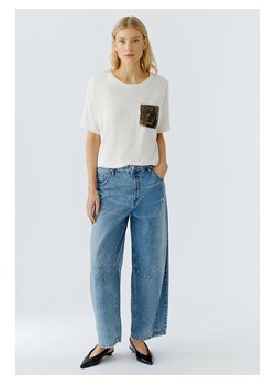 Oui Koszulka w kolorze kremowym ze sklepu Limango Polska w kategorii Bluzki damskie - zdjęcie 187319439