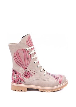 Streetfly Trzewiki w kolorze jasnoróżowym ze wzorem ze sklepu Limango Polska w kategorii Workery damskie - zdjęcie 187319466