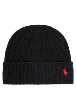 Czapka Polo Ralph Lauren 449959346001 Czarny ze sklepu eobuwie.pl w kategorii Czapki zimowe męskie - zdjęcie 187319507