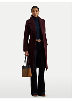LAUREN RALPH LAUREN Płaszcz wełniany 297962169005 Bordowy Regular Fit - id: 0000305626103 - marki Ralph Lauren - 187319815 LAUREN RALPH LAUREN Płaszcz wełniany 297962169005 Bordowy Regular Fit ze sklepu MODIVO w kategorii Płaszcze damskie - zdjęcie 187319815
