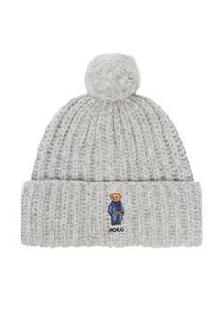 Polo Ralph Lauren Czapka 455936112001 Szary ze sklepu MODIVO w kategorii Czapki zimowe damskie - zdjęcie 187319887