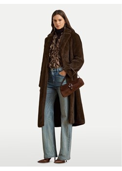 LAUREN RALPH LAUREN Futro 297957521001 Brązowy Relaxed Fit ze sklepu MODIVO w kategorii Futra damskie - zdjęcie 187319958