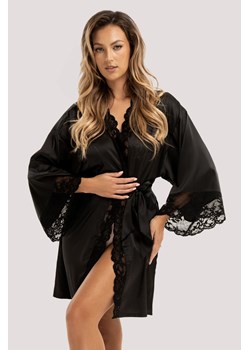 Szlafrok Unikat Emma czarny ze sklepu kontri.pl w kategorii Szlafroki damskie - zdjęcie 187321039