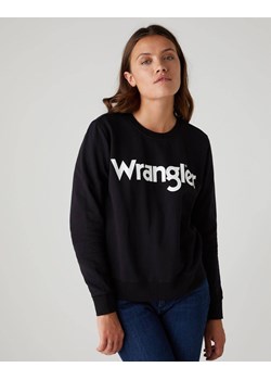 WRANGLER CREW SWEAT DAMSKA BLUZA LOGO BLACK W6Z1HY100 112130855 ze sklepu YouNeedit.pl w kategorii Bluzy damskie - zdjęcie 187321407