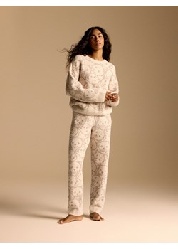 Reserved - Dwuczęściowa piżama w misie - kremowy - id: 222EY-02X - marki Reserved - 187322218 Reserved - Dwuczęściowa piżama w misie - kremowy ze sklepu Reserved w kategorii Piżamy damskie - zdjęcie 187322218