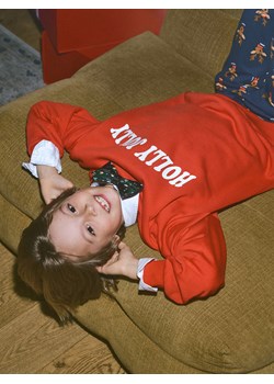 Reserved - Bluza z nadrukiem - czerwony - id: 969FJ-33X - marki Reserved - 187322345 Reserved - Bluza z nadrukiem - czerwony ze sklepu Reserved w kategorii Bluzy chłopięce - zdjęcie 187322345