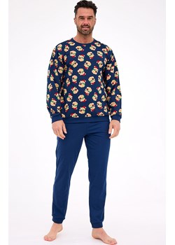 Bawełniana piżama męska plus size Teddy 6 457/293, Kolor granatowy-wzór, Rozmiar 3XL, Cornette ze sklepu Primodo w kategorii Piżamy męskie - zdjęcie 187322715