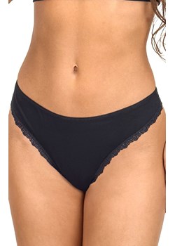 Figi damskie brazyliany bawełniane czarne 253, Kolor czarny, Rozmiar S, Donna ze sklepu Primodo w kategorii Majtki damskie - zdjęcie 187322739