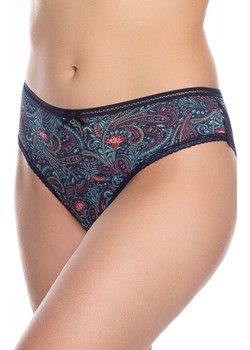 Bawełniane figi damskie bikini 2-pack L-1514BI, Kolor granatowy-wzór, Rozmiar L, LAMA ze sklepu Primodo w kategorii Majtki damskie - zdjęcie 187322787