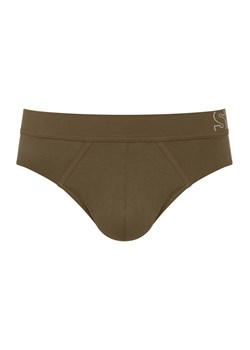 Sloggi bawełniane slipy męskie midi Briefs 10215471-7305, Kolor khaki, Rozmiar L, Sloggi ze sklepu Primodo w kategorii Majtki męskie - zdjęcie 187322945