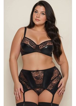 Koronkowy komplet bielizny plus size Joana, Kolor czarny, Rozmiar XL, SoftLine Collection - id: 176606 - marki Softline - 187323828 Koronkowy komplet bielizny plus size Joana, Kolor czarny, Rozmiar XL, SoftLine Collection ze sklepu Intymna w kategorii Komplety bielizny damskiej - zdjęcie 187323828