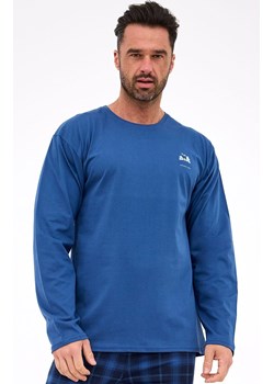 Bawełniana piżama męska Denali 2 124/306, Kolor niebieski-kratka, Rozmiar L, Cornette ze sklepu Intymna w kategorii Piżamy męskie - zdjęcie 187323908