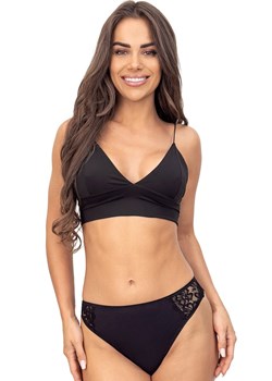 Czarne stringi damskie koronkowe 245, Kolor czarny, Rozmiar S, Donna ze sklepu Intymna w kategorii Majtki damskie - zdjęcie 187324005