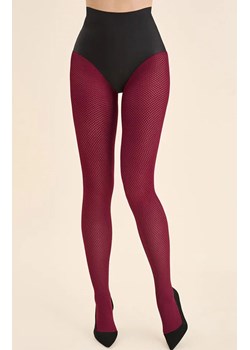 Żakardowe rajstopy z efektem siateczki bordowe Galia 80 DEN, Kolor bordowy, Rozmiar 2, Gabriella - id: 219726 - marki Gabriella - 187324075 Żakardowe rajstopy z efektem siateczki bordowe Galia 80 DEN, Kolor bordowy, Rozmiar 2, Gabriella ze sklepu Intymna w kategorii Rajstopy - zdjęcie 187324075