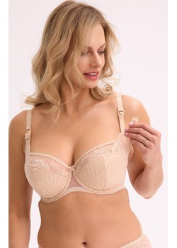 Gaia biustonosz półusztywniany do karmienia beżowy Mama Mama 1227, Kolor beżowy, Rozmiar 75B, Gaia ze sklepu Intymna w kategorii Biustonosze - zdjęcie 187324095